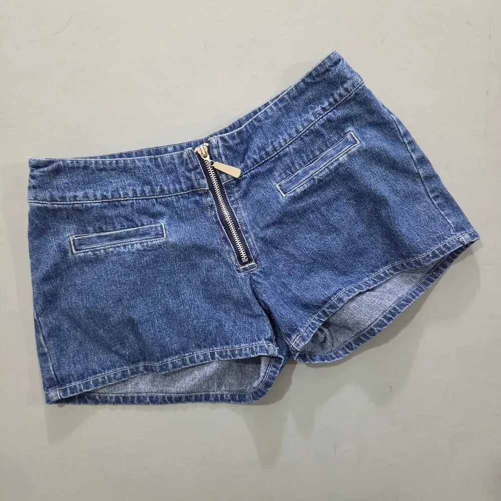 Diva Doll by Lee Denim Jean Shorts Junior 5 Womens XS Low Rise Y2K Festival